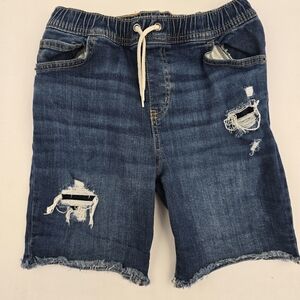 Cat & Jack Blue Distressed Denim Shorts